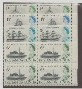 Tristan da Cunha Scott #72a-77a Stamp - Mint NH Set