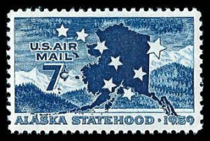 PCBstamps  US C53 7c Alaska Statehood, MNH, (14)