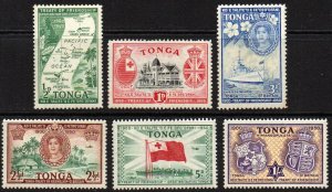 Tonga Sc #94-99 Mint Hinged