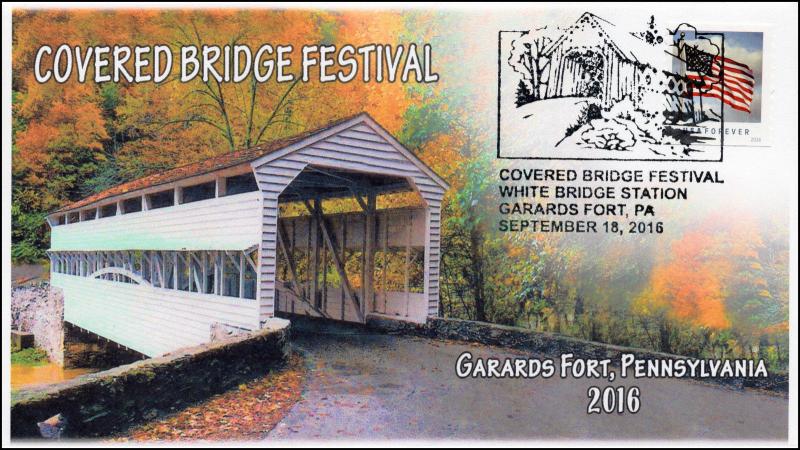 2016, Covered Bridge Festival, Garards Forts PA, BW Pictorial, 16-311