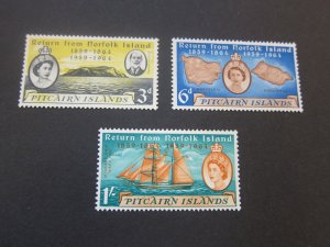 Pitcairn Island 1961 Sc 92-4 MH