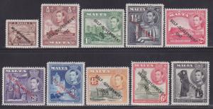 Malta 208-222 & 235-240 VF-MLH set nice colors cv $ 87 ! see pic !