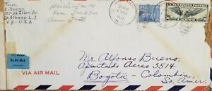 J) 1942 UNITED STATES, TRANS ATLANTIC, JAMES MONROE, OPEN BY EXAMINER, AIRMAIL,