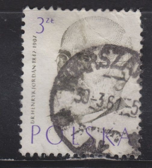 Poland 776 Dr. Henryk Jordan 1957