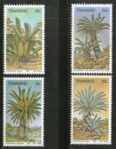 Transkei 1980 Cycads Flower Trees Plants Flora Sc 75-78 MNH # 4313