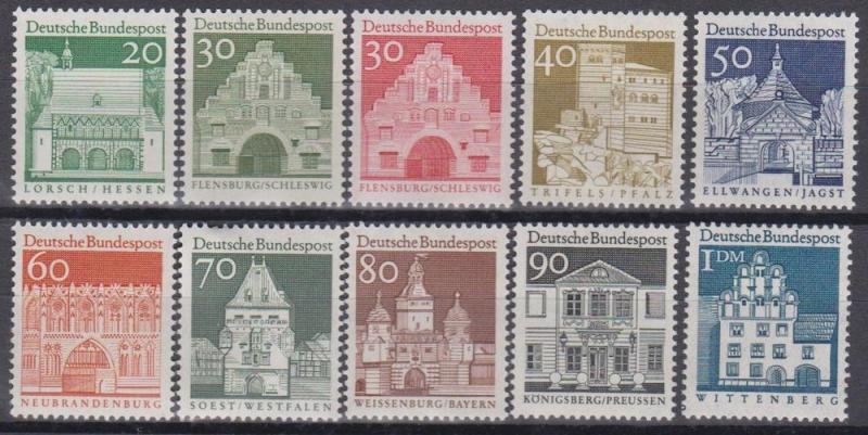 Germany #939-48 MNH VF CV $8.65 (B7192)