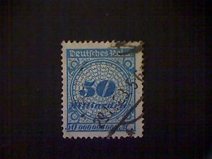 Germany, Scott #299, used (o), 1923, Inflation Era, 50 billion mks