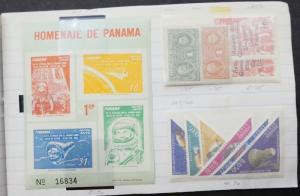 EDW1949SELL : PANAMA Interesting Mint & Used collection on Old Time approval pgs