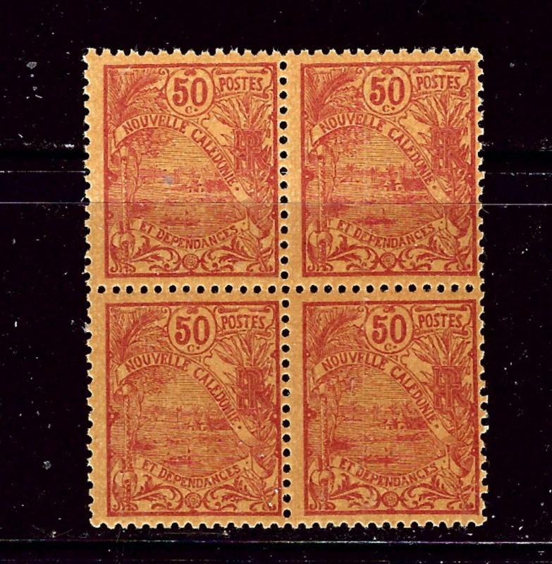 New Caledonia 106 MNH 1905 Block of 4