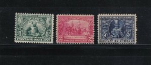 KAPPYSSTAMPS VIRUS SALE 19286    SCOTT USA 328 329 330 SET MINT NH NEVER  328-30