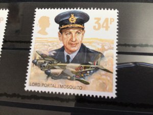 Great Britain History of Royal Air Force mint never hinged stamps set  65090