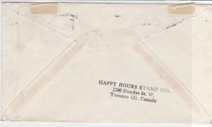 Canada 1957 Toronto Cancel Royal Commemorative Stamps Cover ref R 18112