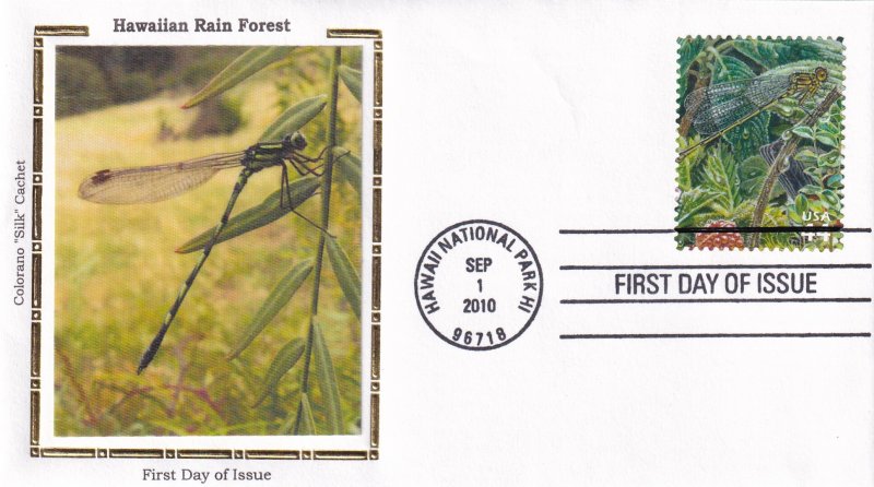 2010, Hawaiian Rain Forest, Colorano Silk, FDC (E12151)