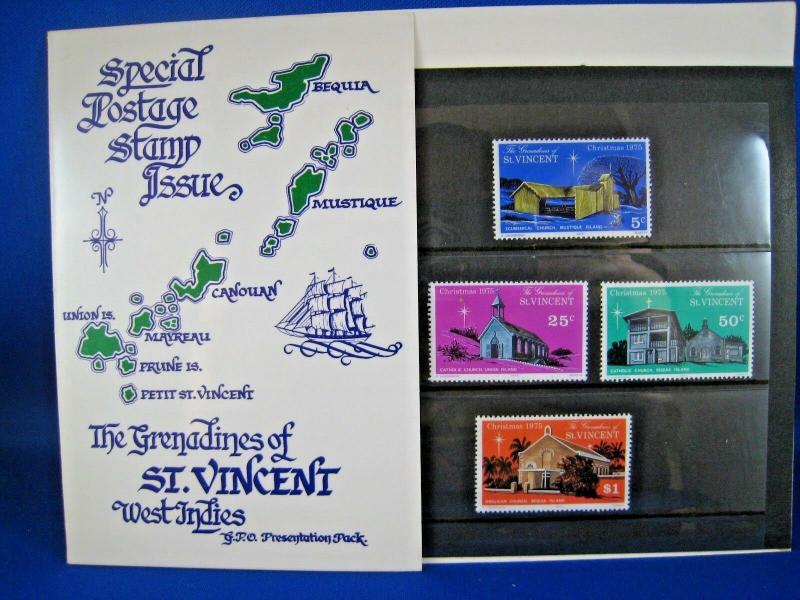 THE GRENADINES OF ST. VINCENT  -  SCOTT #69-72  PRESENTATION PACK   MNH   (gg)