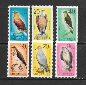 BIRDS - ALBANIA #998-1004   MNH