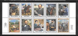 #2975 MNH Plate Block & Copy Block of 10