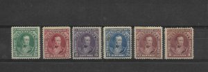 VENEZUELA 1904 MARSHAL ANTONIO JOSÉ DE SUCRE MI 77/82 SCOTT 231/6 MINT LH