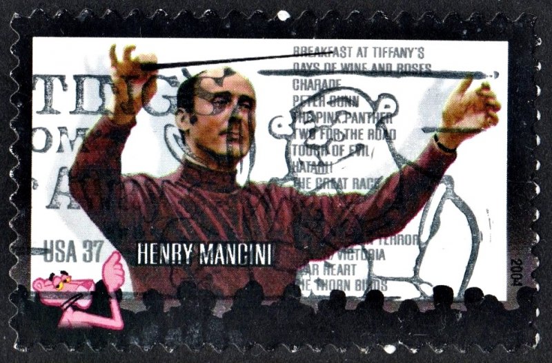 SC#3839 37¢ Henry Mancini Single (2004) Used