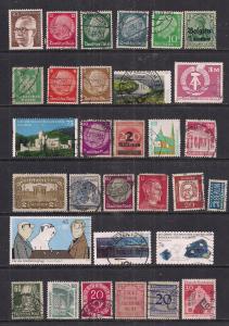 Germany Mixed Selection of 31 used stamp Varioua Years ( H513 )