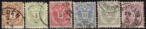 Austria #41-6 F-VF Used CV $85.70 (X872)