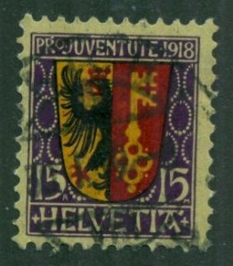 Switzerland 1918 #B11 U SCV(2024) = $19.50