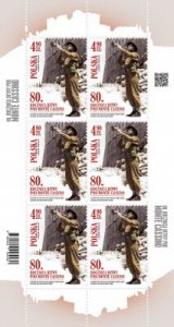 Poland 2024 MNH Stamps Mini Sheet Second World War II Monte Cassino Battle Music