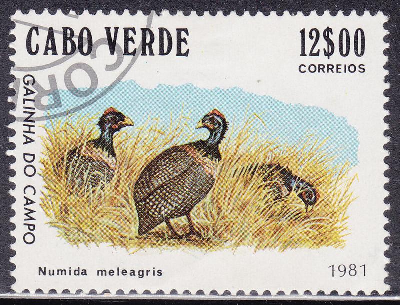 Cape Verde 440 Used 1981 Guinea Fowl