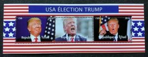 Chad 2016 US Elections, MNH Souvenir Sheet..