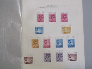 SEYCHELLES 1938-49 Almost complete set of shades - 91526