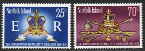 Norfolk Island Sc #229-230 MNH