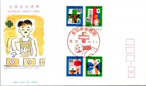 Japan FDC 52.7.1 - National Safety Week - F30489