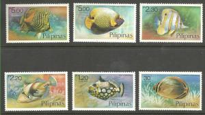 PHILIPPINES SCOTT 1379-1384