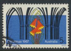 Australia  Sc# 426  Gothic Arches  Christmas 1967  Used