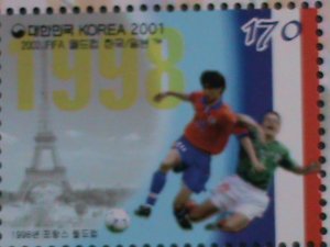 ​KOREA- 2002 FIFA-WORLD CUP SOCCER CHAMPIONSHIP MNH S/S WE SHIP TO WORLD WIDE