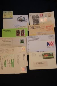 10 US postal cards & postally used pc's (#785)