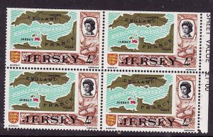 Jersey-Sc#41b- id6-unused NH booklet pane-Maps-1975-