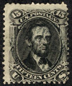 US #77 SCV $170.00 Fine used, faintly canceled, a super fresh looking stamp, ...