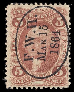 U.S. REV. FIRST ISSUE R27c  Used (ID # 97363)