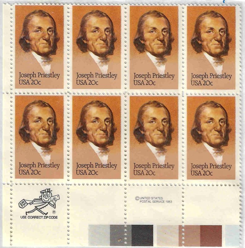 2038 Mint,NH,OG... Zip Block of 8... SCV $3.30