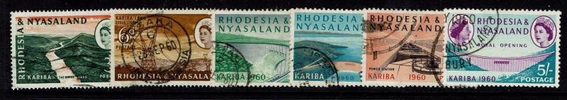 Rhodesia & Nyasaland SG# 32 - 37 Used - S211