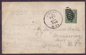 Benjamin Franklin used on postcard