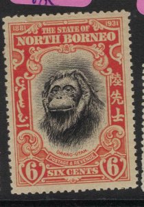 North Borneo SG 296 MOG (6fao) 