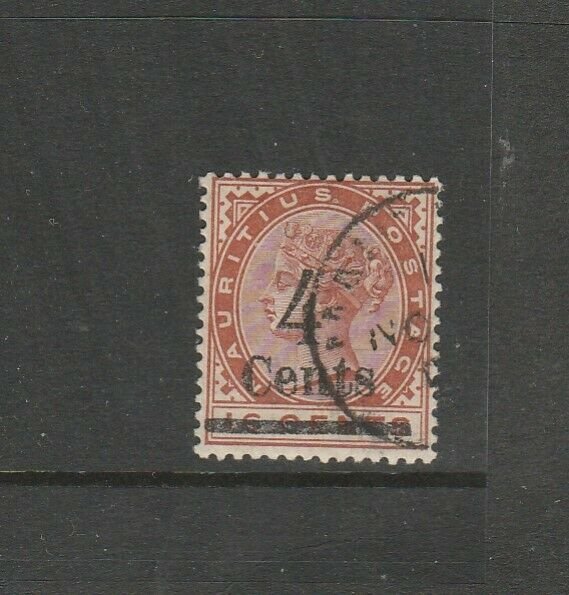 Mauritius 1900 Opt, 4c on 16c Used SG 137