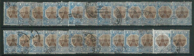 70330 - BERMUDA - STAMP:  LOT of 38  Finely Used Stamps