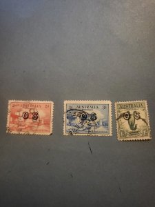 Stamps Australia Scott #012-4 used