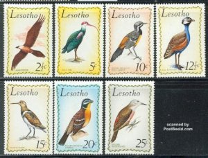 Lesotho 1971, Birds 7v, MNH