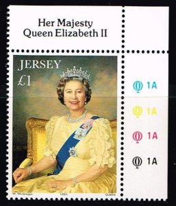 Jersey 1993, Sc.#505 MNH Queen Elizabeth II (from Painting by Mara McGregor)