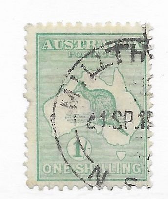 Australia #51 Margin Fault - Stamp - CAT VALUE $14.00