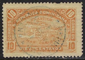 Dominican Republic 116 VFU TYPE I FORGERY MAP Z873-2