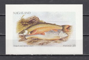 Nagaland, 1972. Fish s/sheet. ^